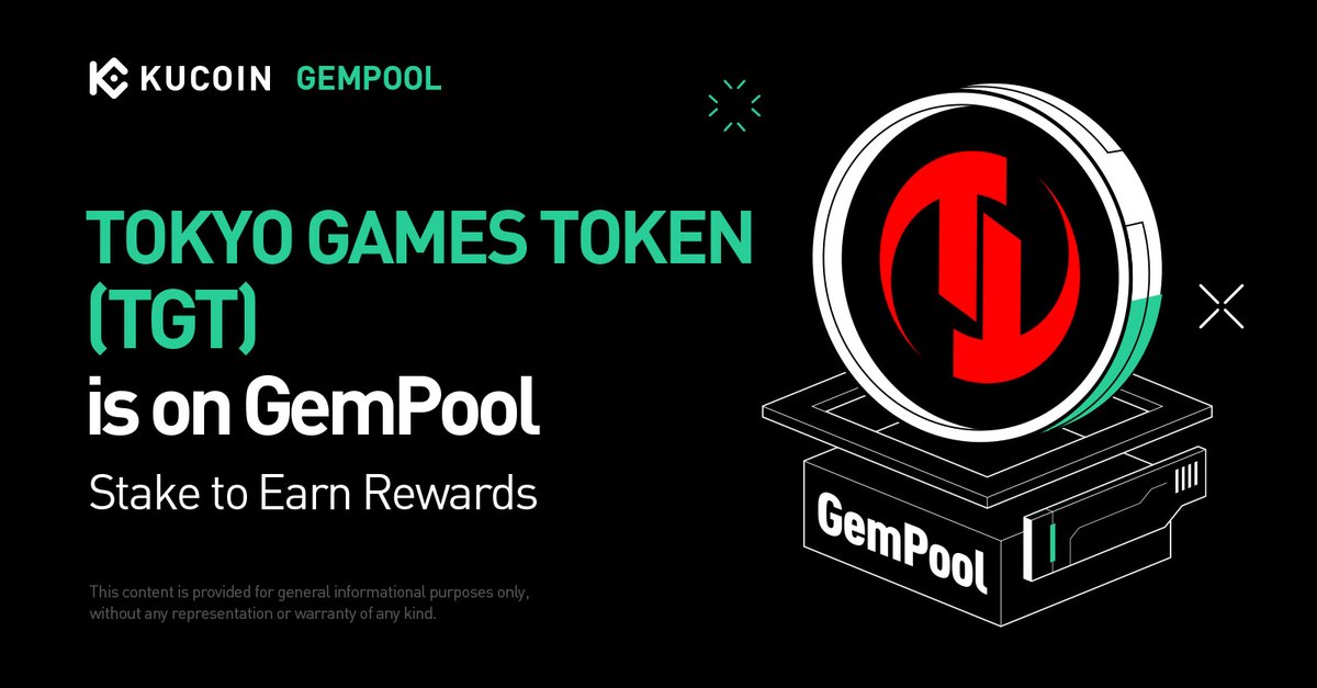 KuCoin GemPool'a Tokyo Games Token (TGT) Katılımı