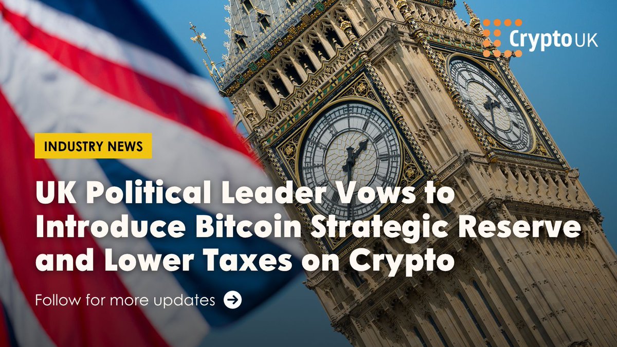 Reform UK Lideri Bitcoin Stratejik Rezerv ve Vergi İndirimi Vaat Etti